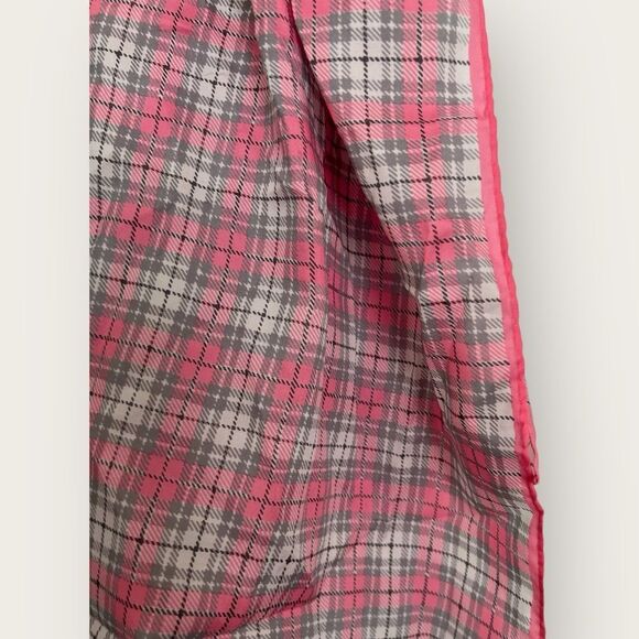 Pink & white stripes scarf, NWT - Picture 3 of 4